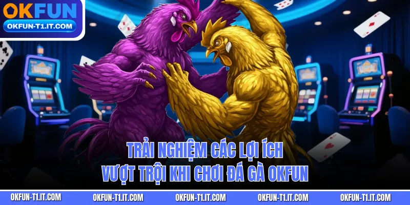 Trải nghiệm các lợi ích vượt trội khi chơi Đá Gà OKFUN